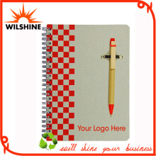 Good Quality Paper Binding Notebook with Paper Pen (SNB109)